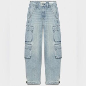 Denim Forum 90’s Millie Blue Cargo Jeans